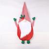 Grinch Santa Climbing Wall Christmas Ornament In Flannel