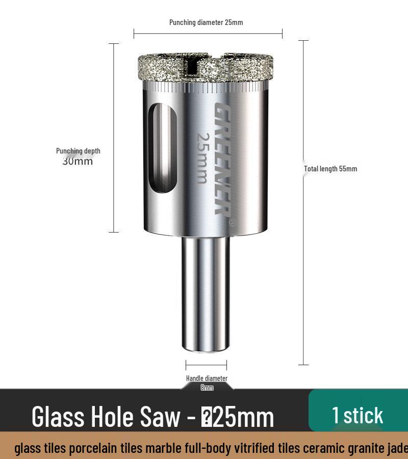 Green Forest Diamond Drill Bit for Tiles, Glass & Marble