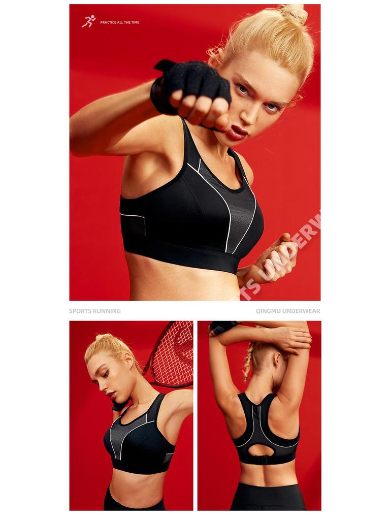 High-Impact-Sport-BH für Damen, Übergröße, stoßfest, minimale Unterstützung für große Brüste