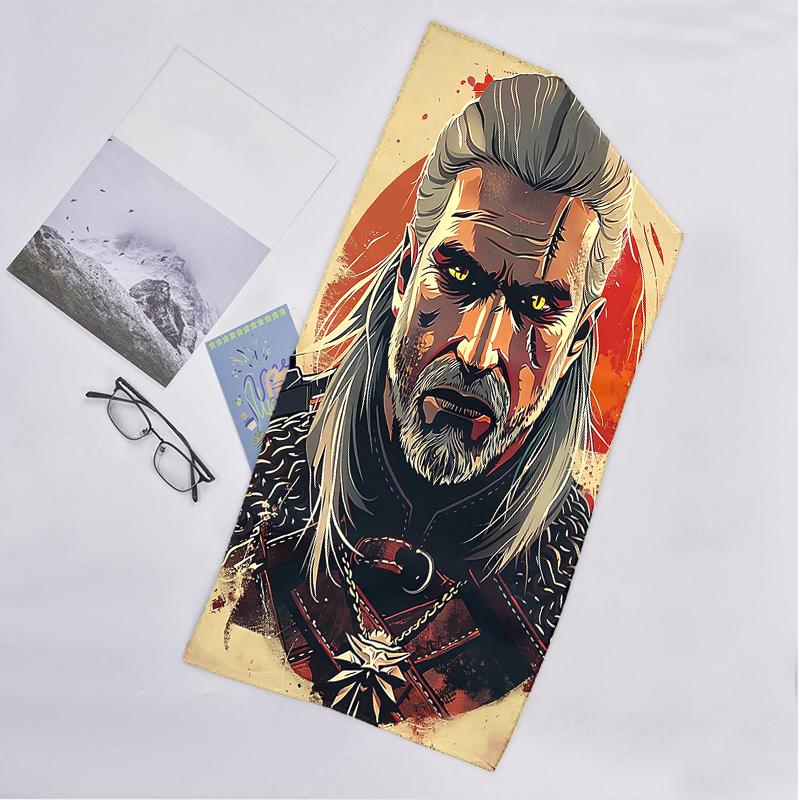 Witcher Fashion Beach Towel: Ideal for Summer Adventures Soft, absorbent and quick drying suitable for swimming and bathing