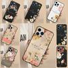 Personalised Vintage Floral Rose Name Back Case For iPhone 16 15 14 13 11 12 Pro Max Mini XS X XR 7 8 Plus Phone Cover