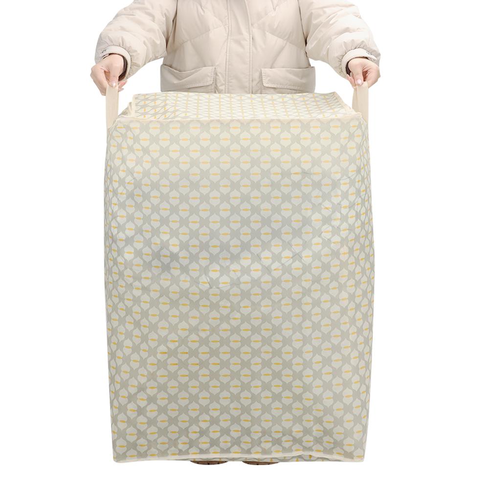 Organisateur de vêtements Sac de rangement pour couette avec poignée Seau de rangement pour tri de garde-robe pour la maison