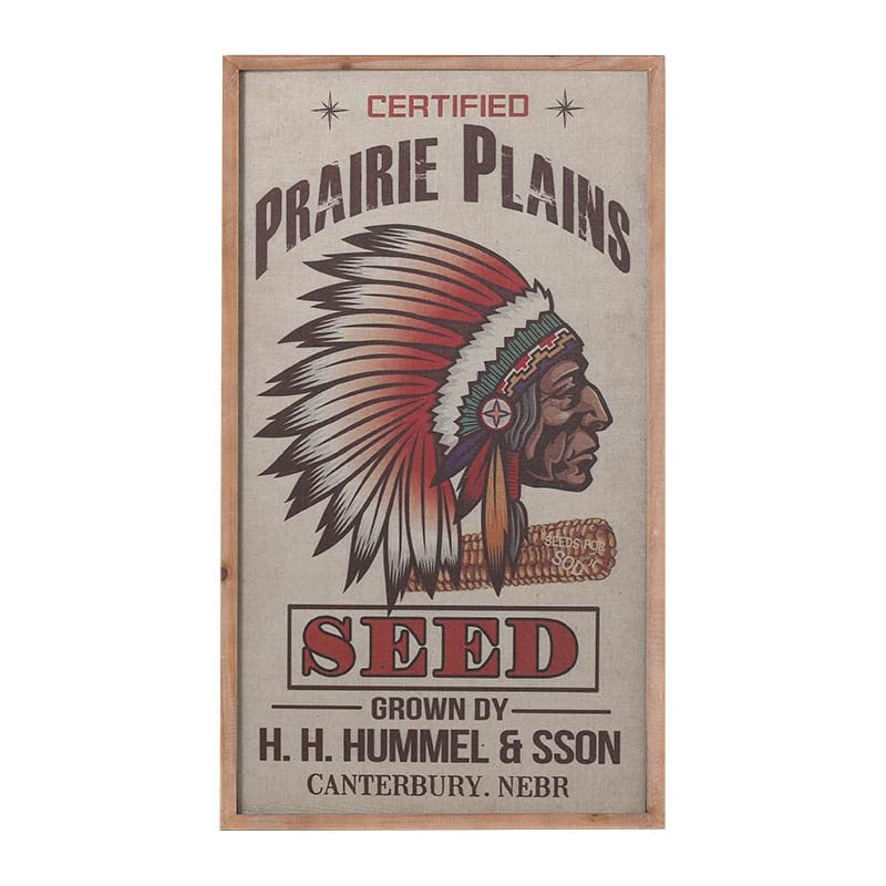 

Dulton Canvas Art Nostalgic yet new canvas art Height 700mm Width 400mm Depth 30mm INDIAN-A XR22-0434A