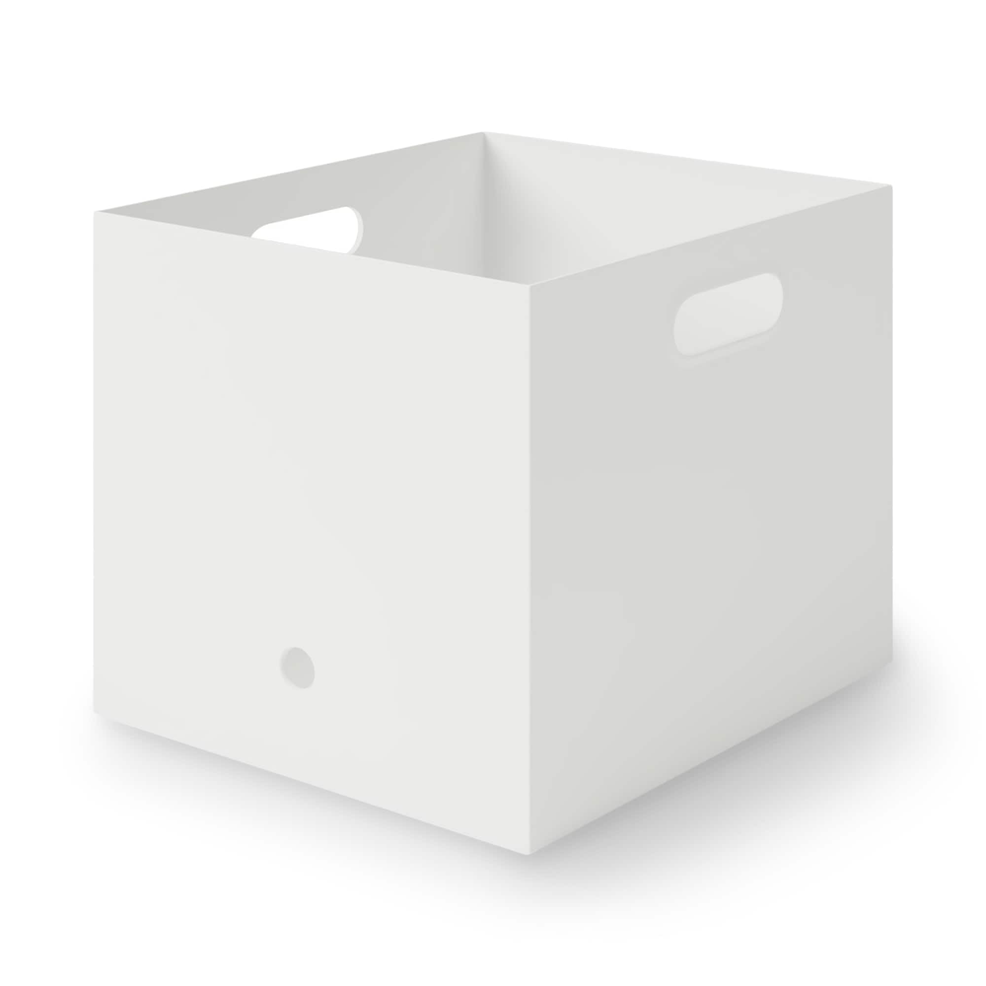MUJI Recycled Polypropylene File Box A4 W25 x D32 x H24cm White Gray 15930821 Standard, Size, Approx. /