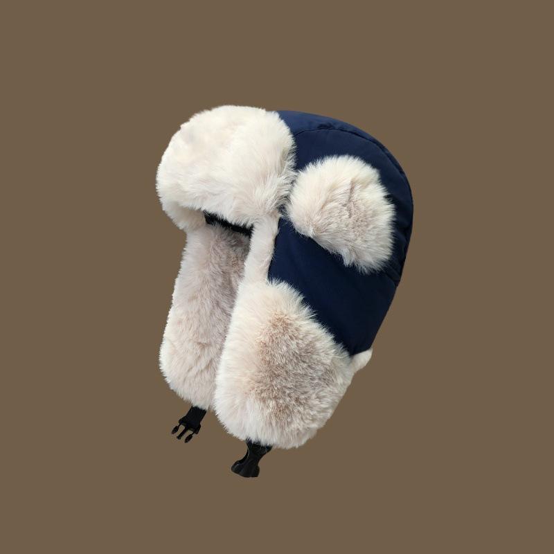 

Женская зимняя утолщенная бархатная термохлопковая шапка для велоспорта, ветрозащитная, с защитой ушей, сноубордическая шапка, теплая шапка для мужчин