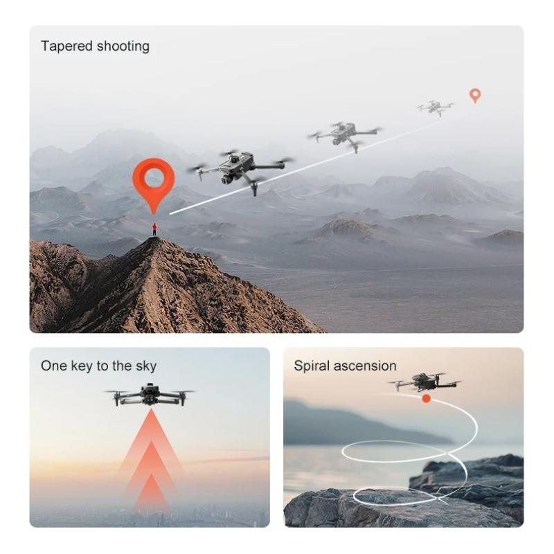 D12 GPS Drone 8K 7.2-inch Screen Professional Camera 5G Wifi Photography Brushless Obstacle Avoidance Three-Axis Gimbal Aircraft RC Distance 6KM