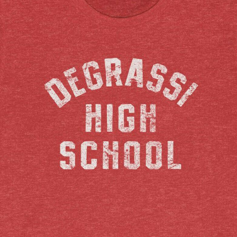 

DEGRASSI HIGH SCHOOL Vintage Look 50/50 Blend Gym T-Shirt - Canada TV retro Unisex T-Shirt XXL