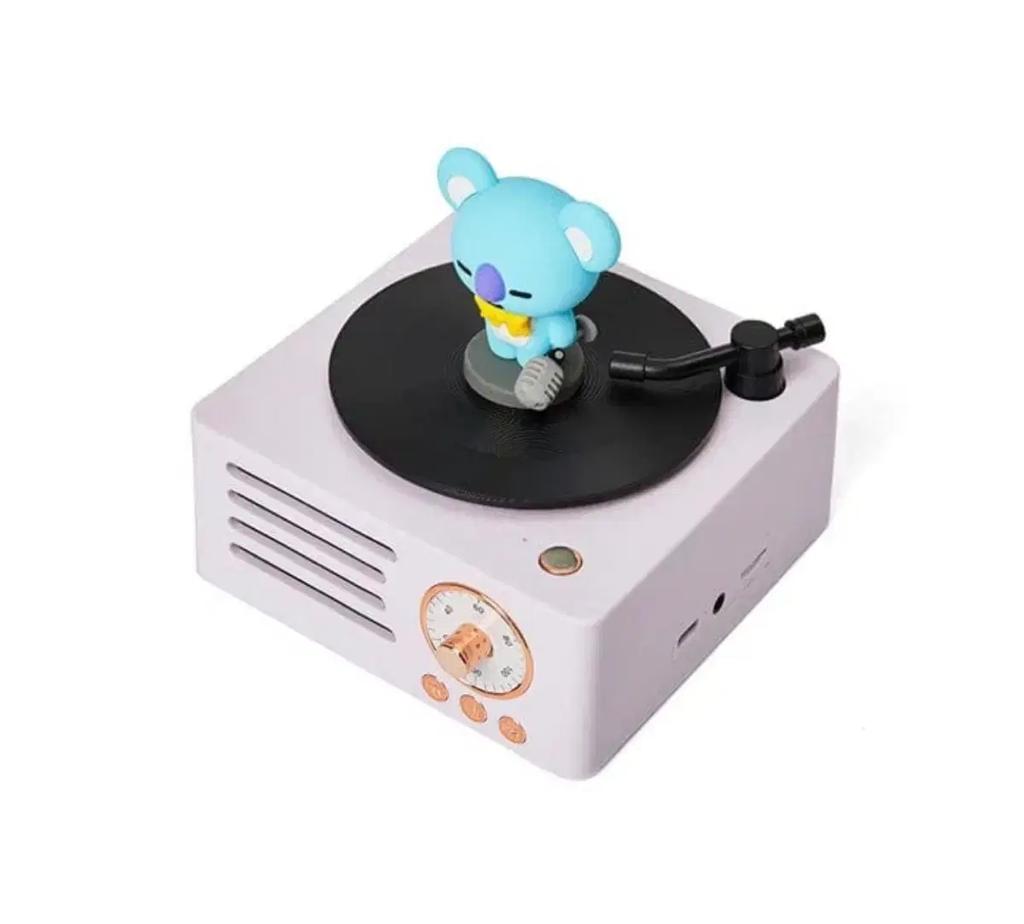 BTS BT21 Turntable Bluetooth Speaker Koya New Product