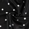 Women Elastic Waist Polka Dot Wide Leg Pants Casual Satin Trousers