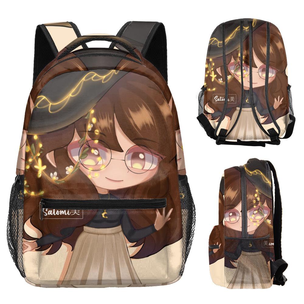 Hip Hop Kpop Youthful School Bags Unisex Cute Gacha Life Travel Bags 3D Print Oxford Waterproof Notebook Shoulder Backpacks