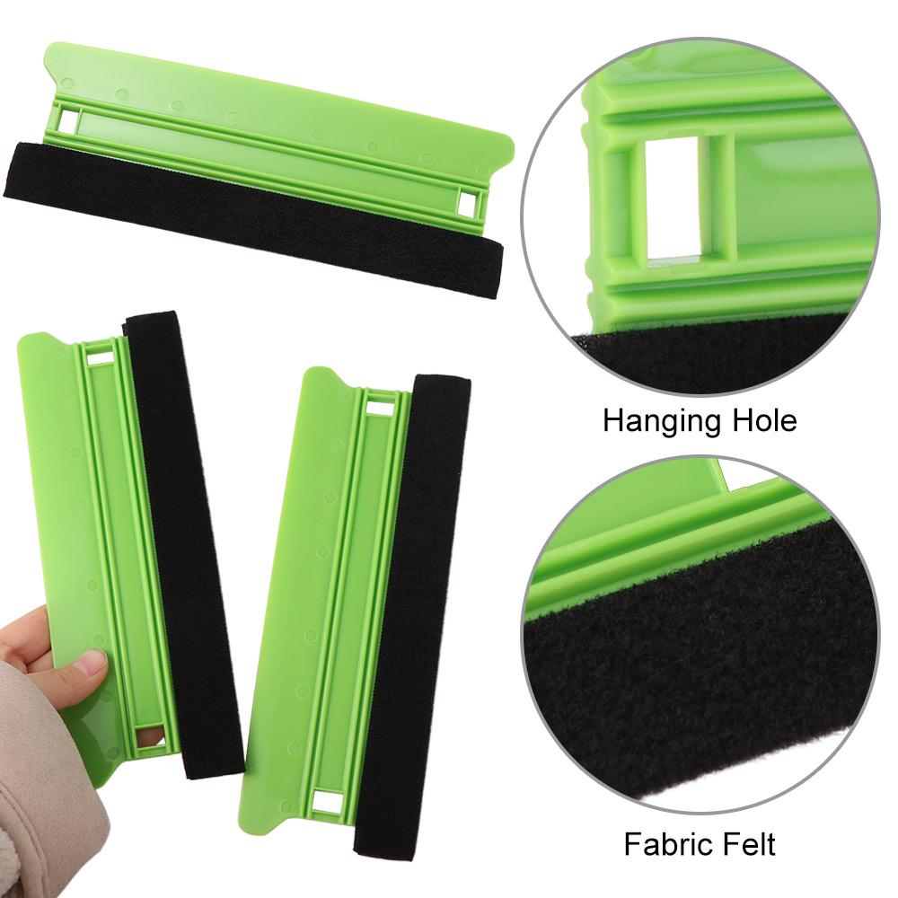 2Pcs 8.3inch Long Car Film Scraper Felt Edge Wallpaper Smoother Vinyl Decal Applicator  Auto Sticker