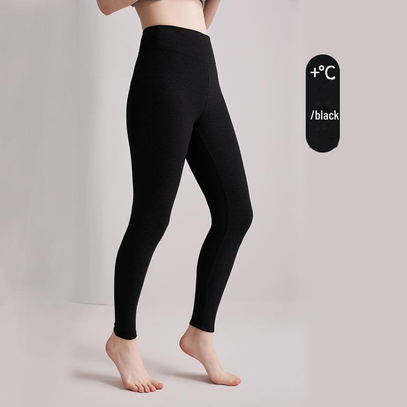 2024 Autumn/Winter High-Waist German Velvet Warm Leggings with Silk Protein and Thicker Insulation