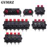 5PCS Plastic 2/4/6/8/12 Positions Connector Terminal Push In Jack Spring Load Audio Speaker Terminals Breadboard Clip WP2 -4 -1