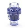 Válvula de Retenção de PVC Transparente com Rosca Única - Válvula de Parada Plástica de Aquário Sem Retorno Unidirecional (2 polegadas: 20-25-32-40mm)