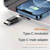 USB C Male to Male Adapter USB Type C Coupler Extender Support PD 5Gbps for Thunderbolt 4/3 MacBook Pro/Air Laptop Phones 3