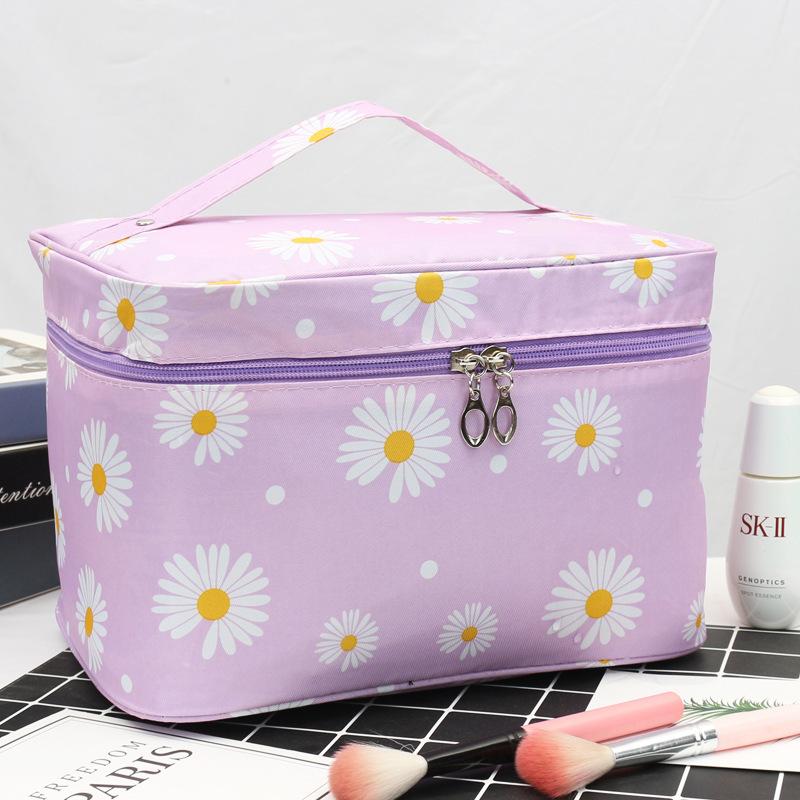 Waterproof Portable Women Makeup Bag High Capacity Toiletries Organizer Storage Cosmetic Cases Zipper Wash Beauty Pouch Travel