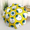 1pc Eyes Pattern Folding Umbrella , 8 Ribs Casual Durable Lightweight Portable Travelling Umbrella For Men & Women yy250728094