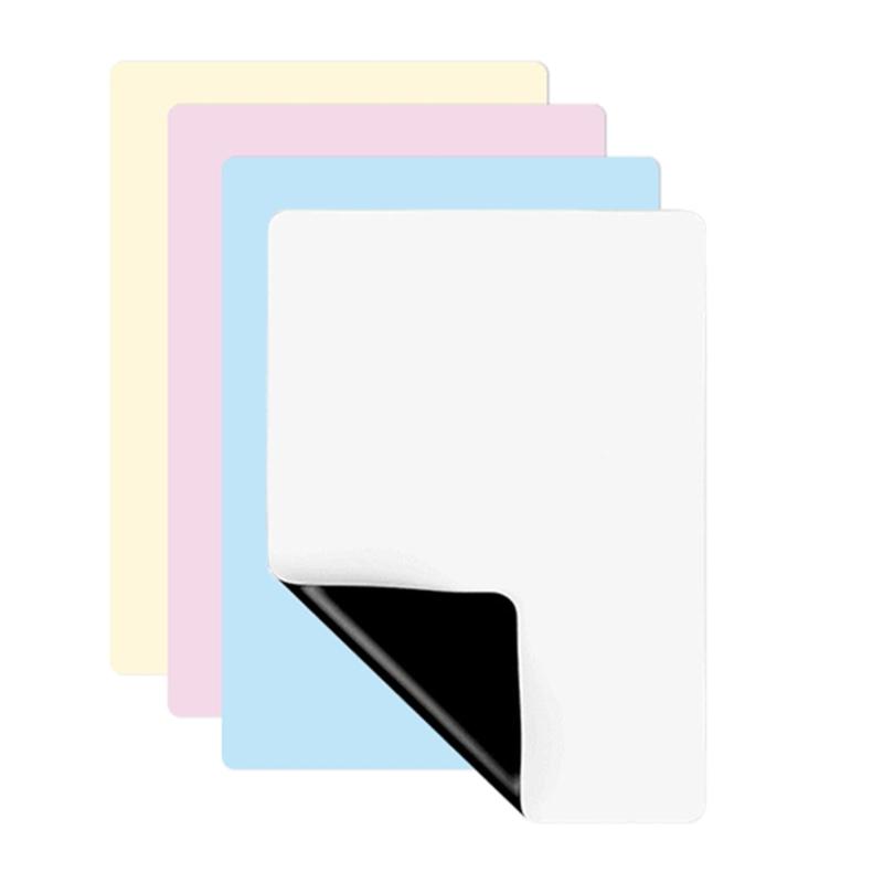 Fridge Magnetic Whiteboard Film Magnetic Fridge Memoboard 297x210mm 420x297mm Magnetic Writing Board for Kitchen Office