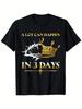 Unisex Easter T-Shirt | 100% Cotton | 'A Lot Can Happen In 3 Days' Crown & Cross