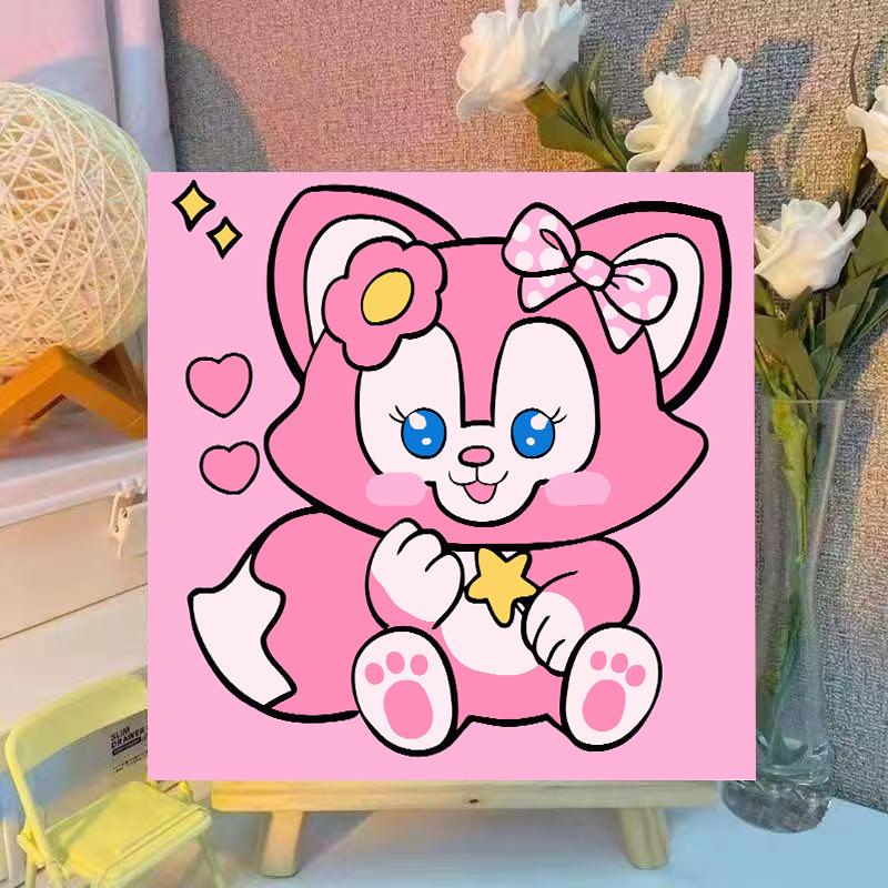 Crayon Shin-chan DIY Acrylic Colorful Kids' Healing Decorative Painting Set