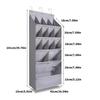Elegant 15 Pocket Over Door Hanging Storage Bag Multifunctional 15 Pocket Shoe Organizers for Over the Door Use