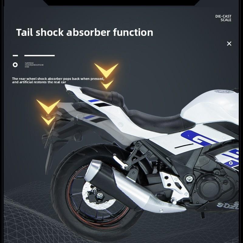 250sr Suzuki Gsx Kids Motorcycle Model With Light Sound And Shock Absorption