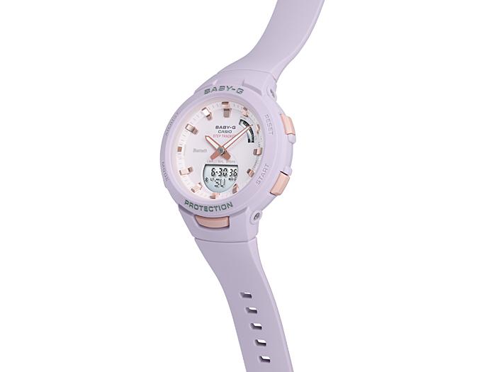Casio Men's Resin 100M Water Resistant Digital Shock Resistant Quartz Watch BSA-B100-4A2