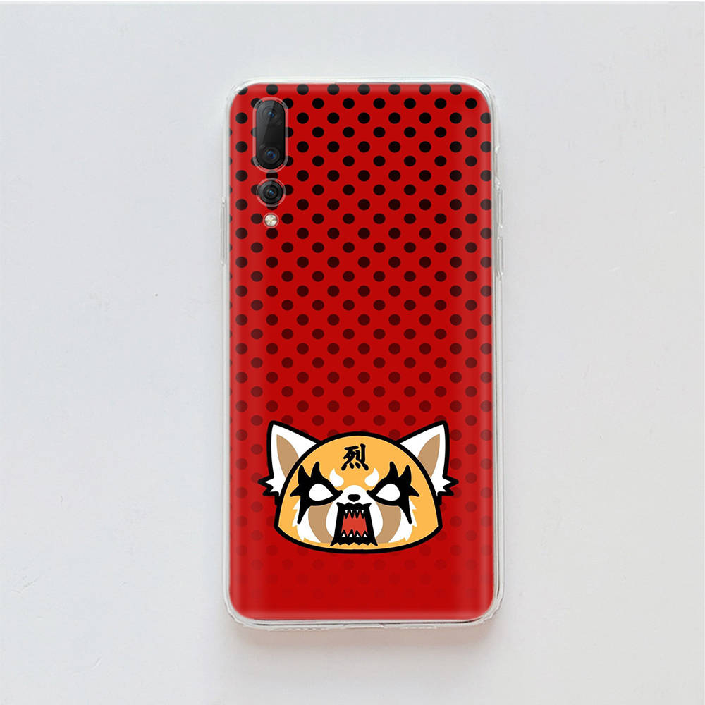 Transparent Case for Samsung A04 A14 A23 M33 M53 Realme 10 9 C35 C55 VIVO X80 Infinix Hot 30 Note 11 Tecno Spark 8P Pro L-25 Aggretsuko