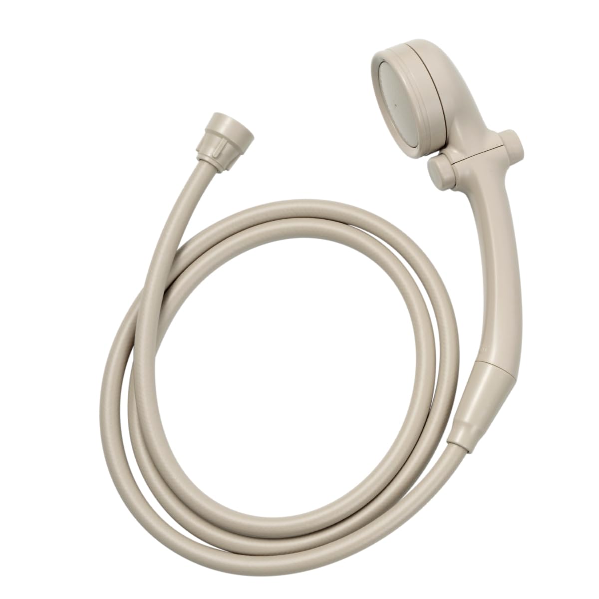 Takagi Shower Hose and Shower Head YUQOL Slim Shower Compatible with Most JSB122BESH Water-Saving Set, Beige, 1.6m, Hose, Thin, Lightweight,