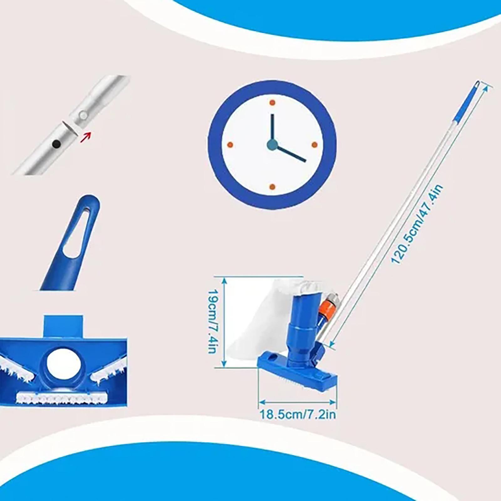 Портативная вакуумная насадка для всасывания насадки для бассейна — фото 3