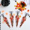 100 Stück Glückliche Halloween Süßigkeitentasche Geschenk Keksbeutel Kekse Snack Plastikverpackungsbeutel Halloween Party Dekoration Zubehör