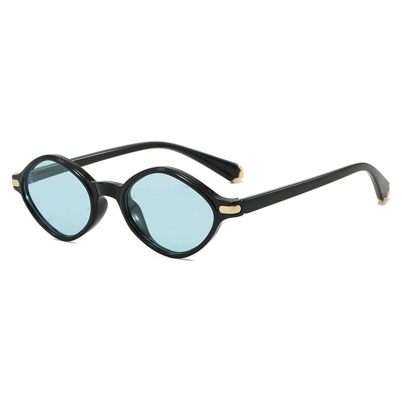 New Irregular Small Frame Square Women Sunglasses  Luxury Brand Tortoise Shell Design Retro Hip Hop Men Punk Glasses Uv400