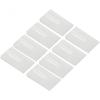 8pcs Toilet Shims Soft Plastic Stackable Transparent