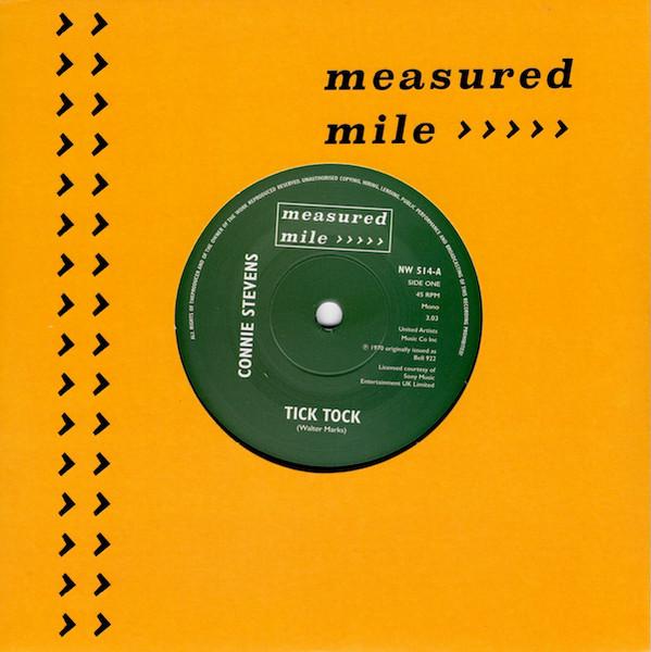 

7inch Record CONNIE STEVENS - Tick Tock / Keep Growing Strong NW514 MEASURED MILE 2023 UK Jazz