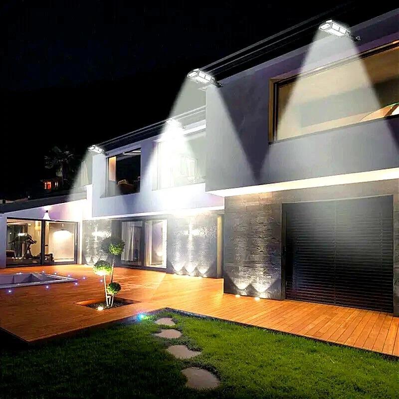 3/2/1PCS 43LED Solar Street Lights Outdoor IP65 Motion Sensor Solar Powered Wall LED Lamp 3 Lighting Modes Light for Garden Patio Decor