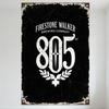 Vintage Firestone Walker Brewing Company Metal Sign with 805 St. Design - Rustic Aged Wall Decor for Bar Pub Home Cafe 12x18 Inc