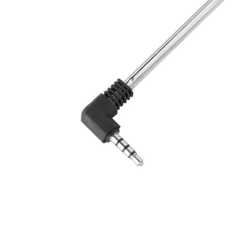 1pcs 3.5mm Universal Retractable FM Mobile Phone Car Auto Radio Telescopic Antenna 433-760 MHz Interior Parts Car Accessories