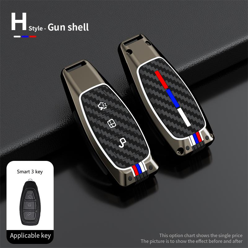 Car Remote Smart Key Case Cover Shell Fob for Ford Fiesta Focus 3 4 Mondeo Ecosport Kuga Focus ST Protector Car Accessories