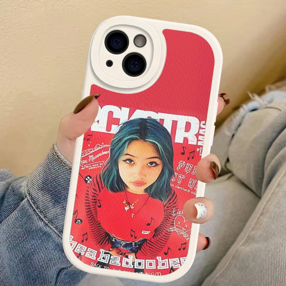 

Rock Singer B-Beabadoobee Phone Case For IPhone 16 15 14 13 12 11 Pro Max Plus 16E Soft Leather Cover iPhone 14 pro