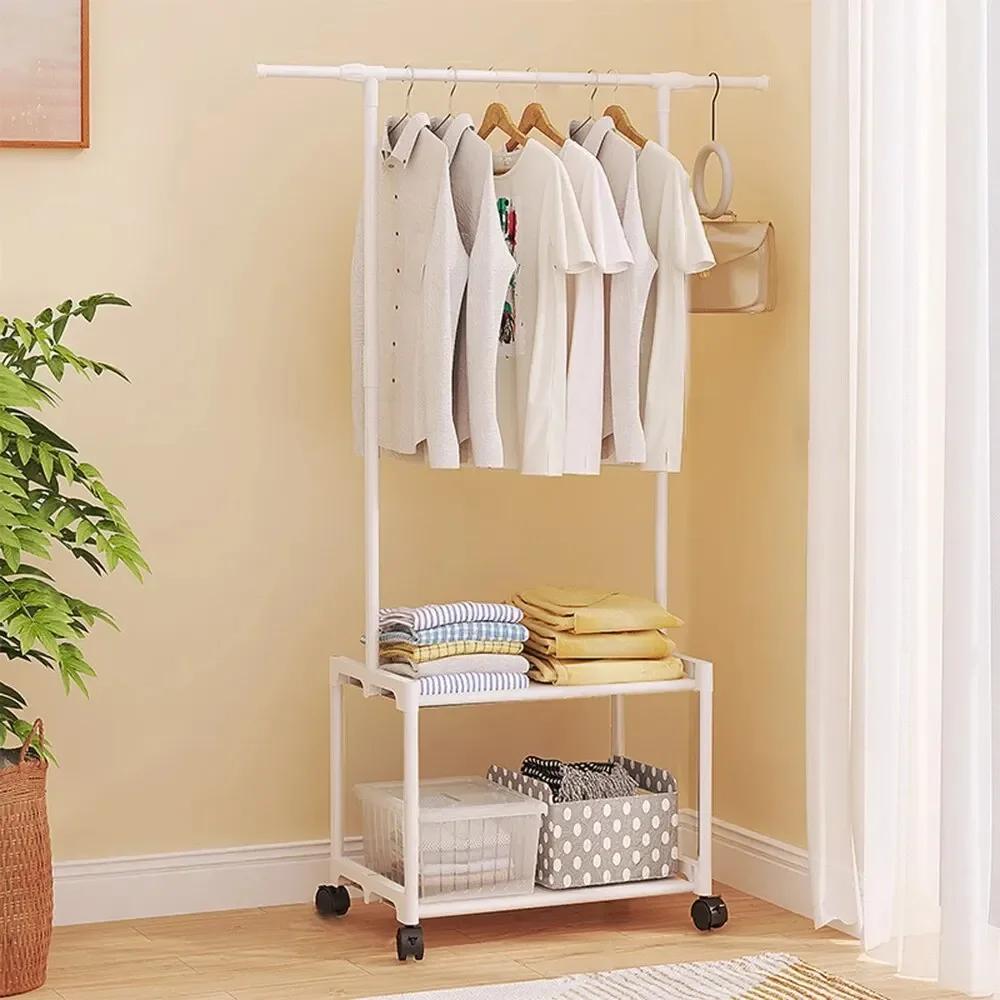 Вешалка для одежды на полу складная в спальнях вешалка для одежды простая вешалка для одежды органайзер для одежды 5687₽