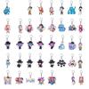 Keychain Pendant 3D Idol Group Design Portable Acrylic Keychain with Metal Lobster Clasp Waterproof Scratch-Proof Key