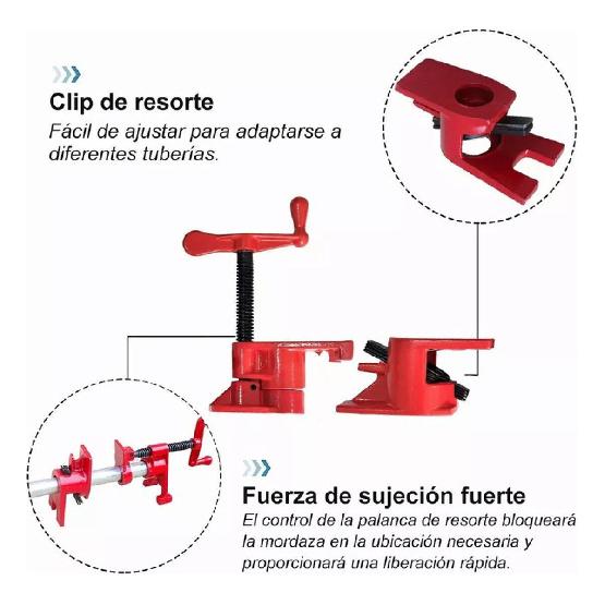 C Clamp for 3/4 Woodworking Pipes