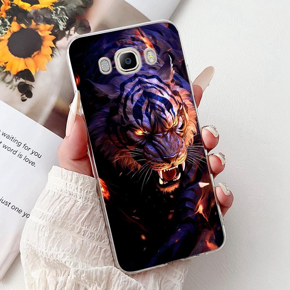 For Samsung Galaxy J5 2016 Case SM-J510F Luxury Fashion Painted Cover Soft Slim Phone Case For Samsung J3 J5 J7 2016 Fundas Bags