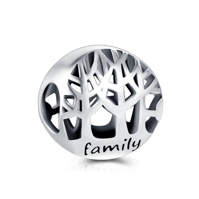 Nový Popcorn You And Me Lover Bow Family House Diy Beadfit Charms Stříbrný 925 náramek Diy Dámské originální korálky Šperky