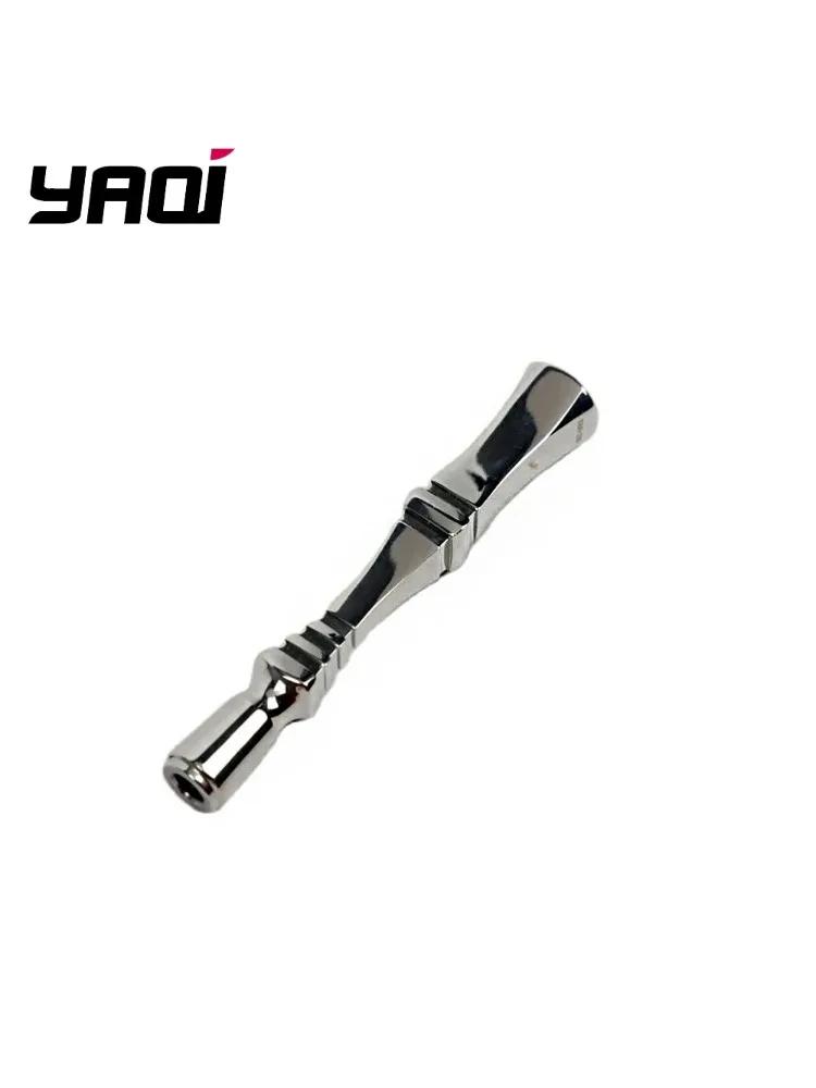 

YAQI Chippendale Polished Stainless Steel Men Safety Razor Handle