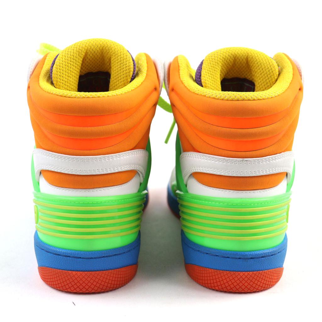 Makellose GUCCI Sneaker Interlocking Vintage-Finish Leder Damen 35.5 661310 Gebraucht