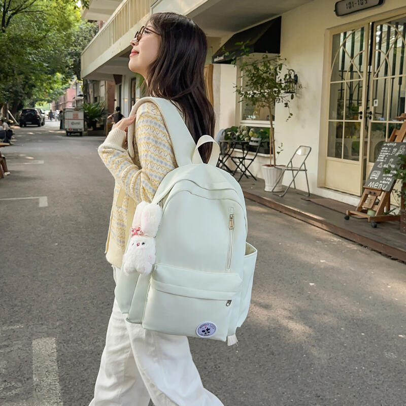 Rucsac de călătorie de mare capacitate pentru femei, de culoare solidă