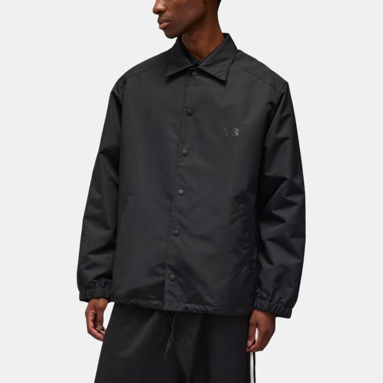 Adidas Pattern Printed Single-Breasted Collar Long Sleeve Jacket Men Jacket Black IW2473