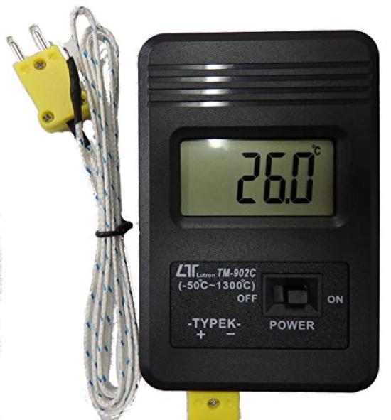 

469 PPLS Digital Thermometer with thermocouple AAA battery type TR-TEMK01 K-type