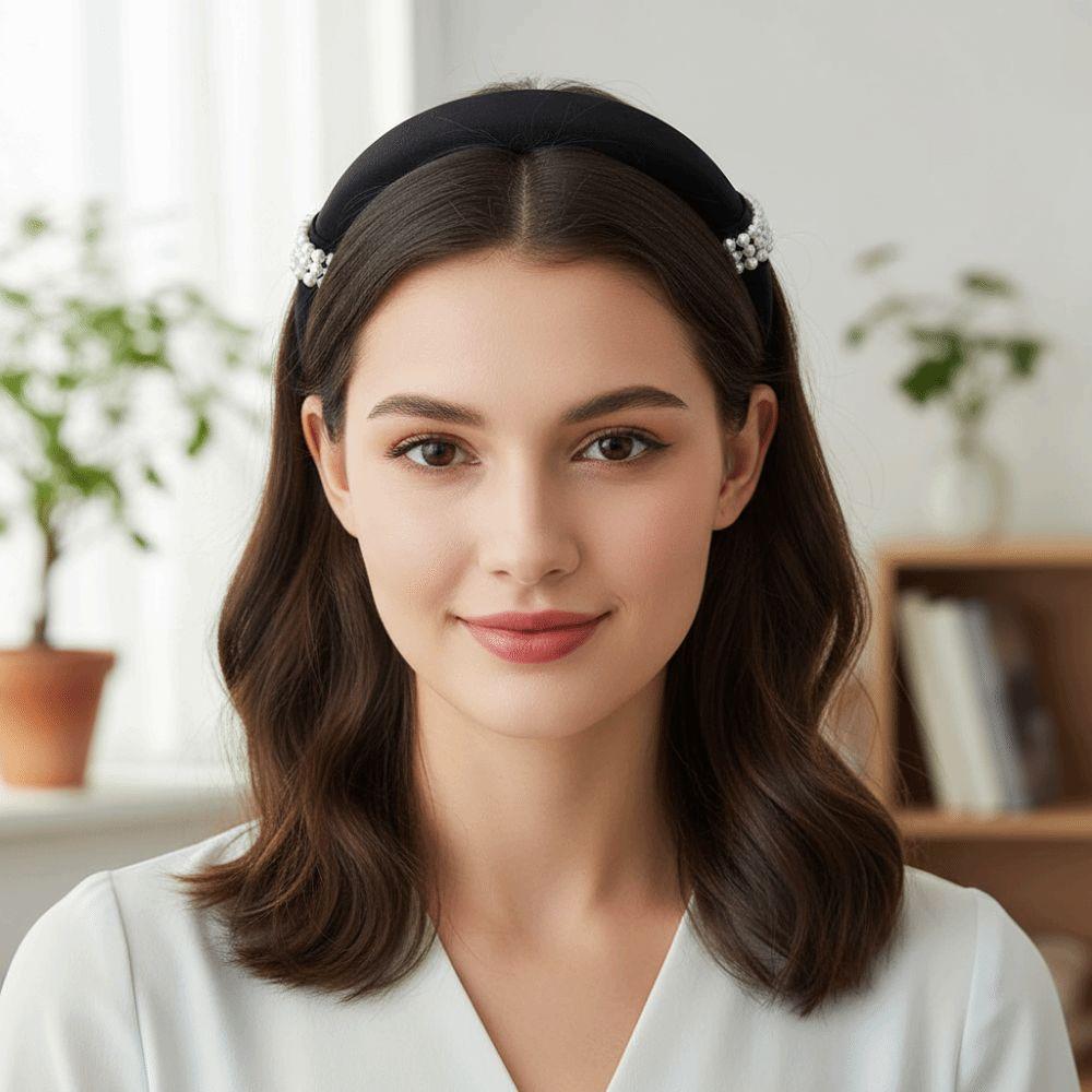 Perlen Haarschmuck Einfaches Stirnband Mode Haarreif Für Frauen Mädchen